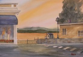 Evening glow in the Boro